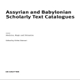 Ulrike Steinert - Assyrian and Babylonian Scholarly Text Catalogues. Medicine, Magic and Divination [Retail]