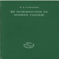 W. B. Lockwood - An Introduction to Modern Faroese